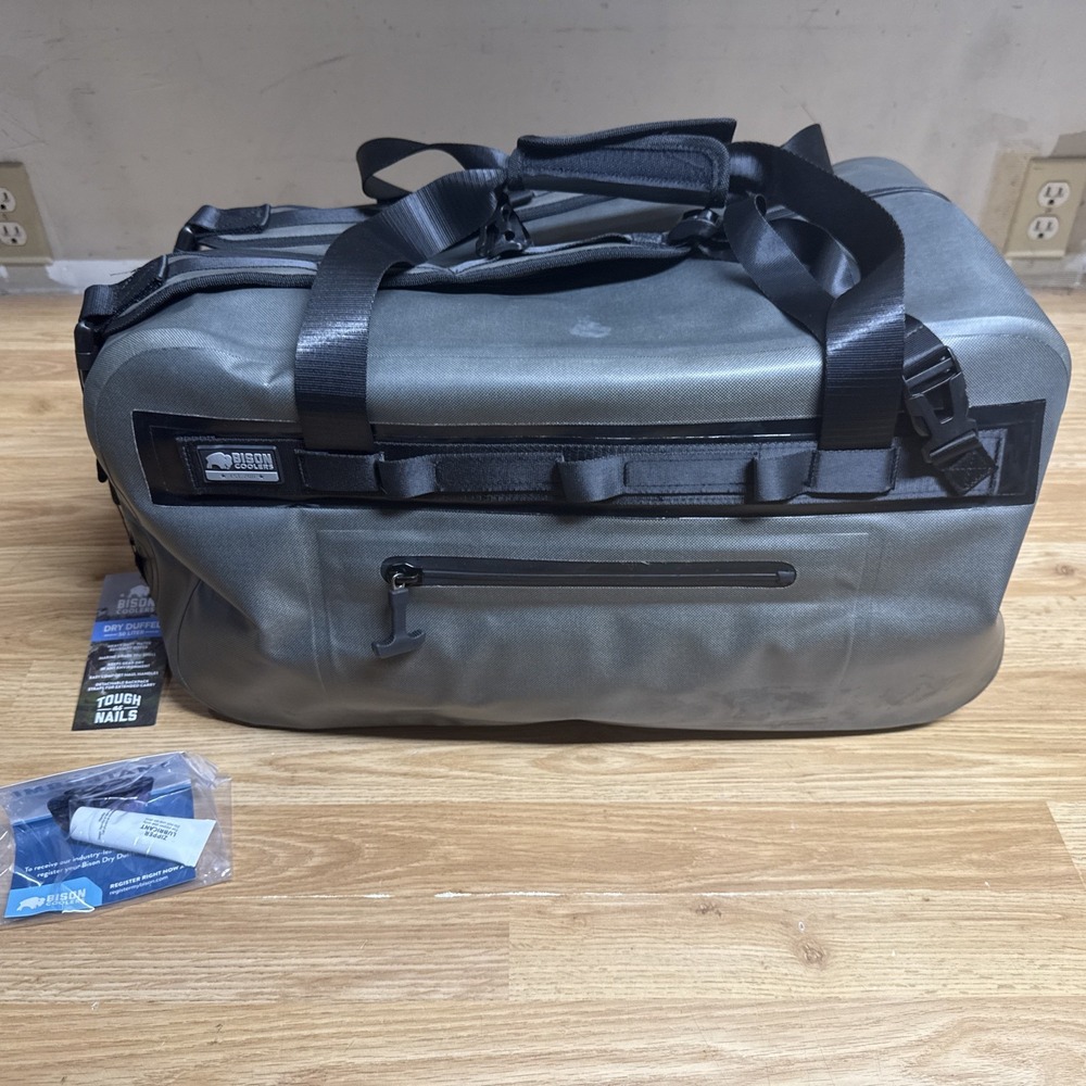 Bison Coolers  50 Liter Dry Duffle Bag Removable Backpack Straps NWT